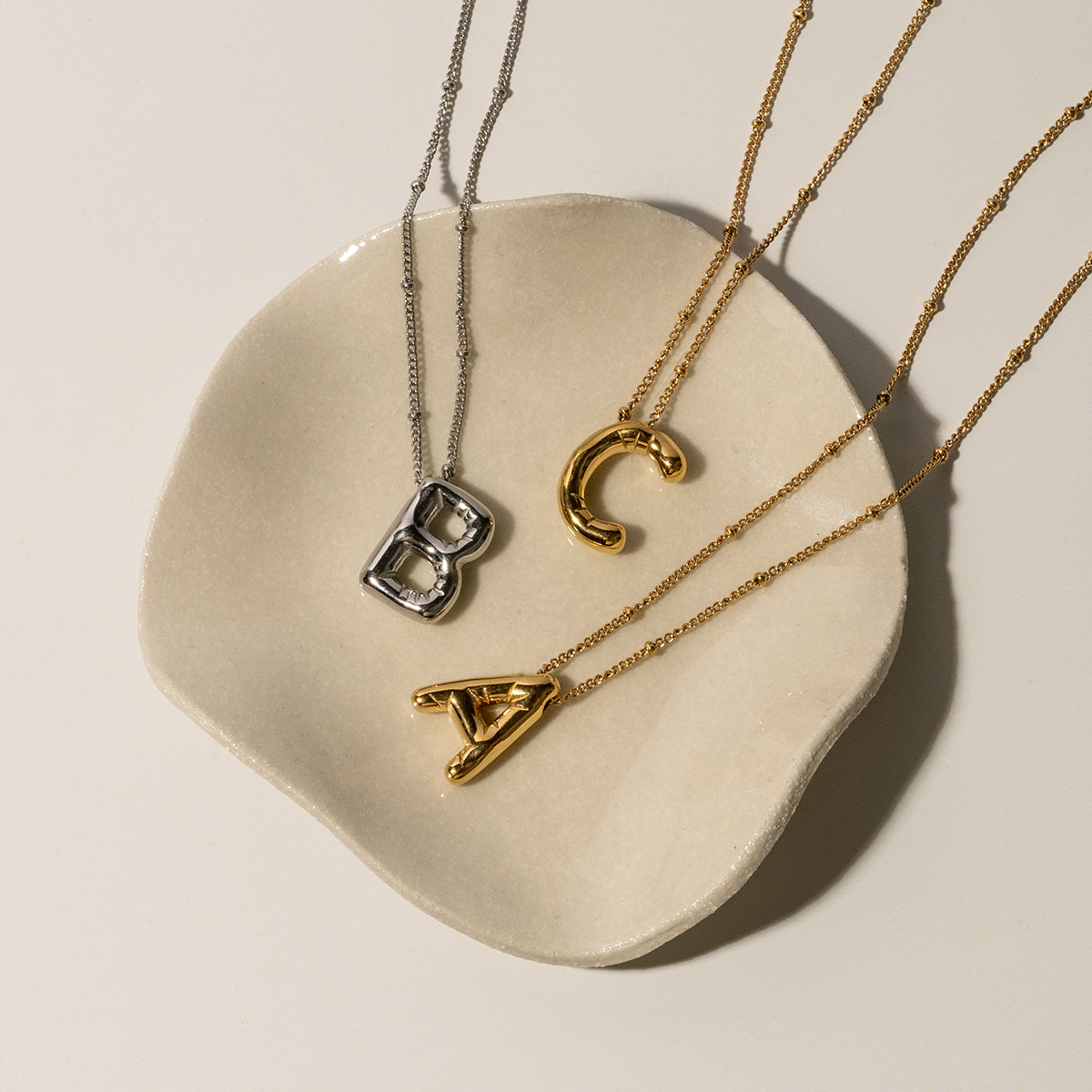 Collier Alphabet Bubble