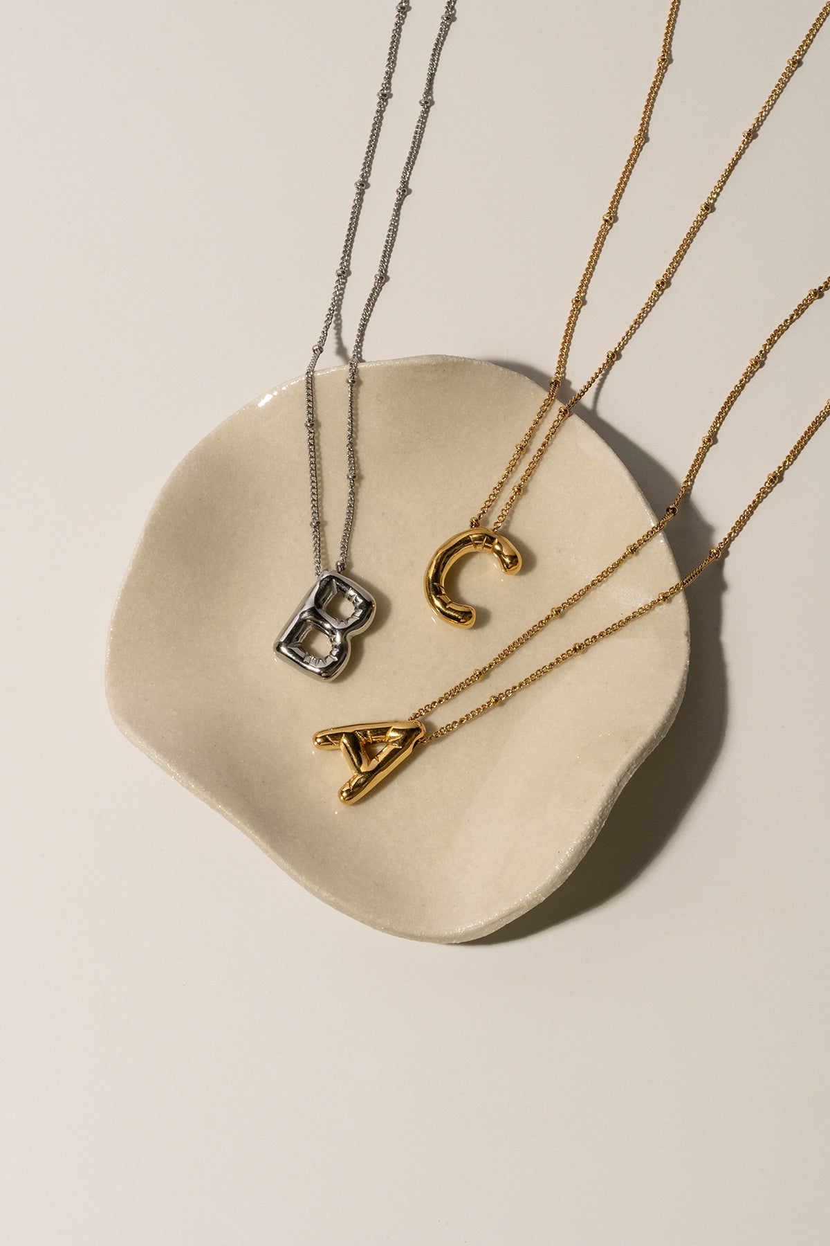 Collier Alphabet Bubble