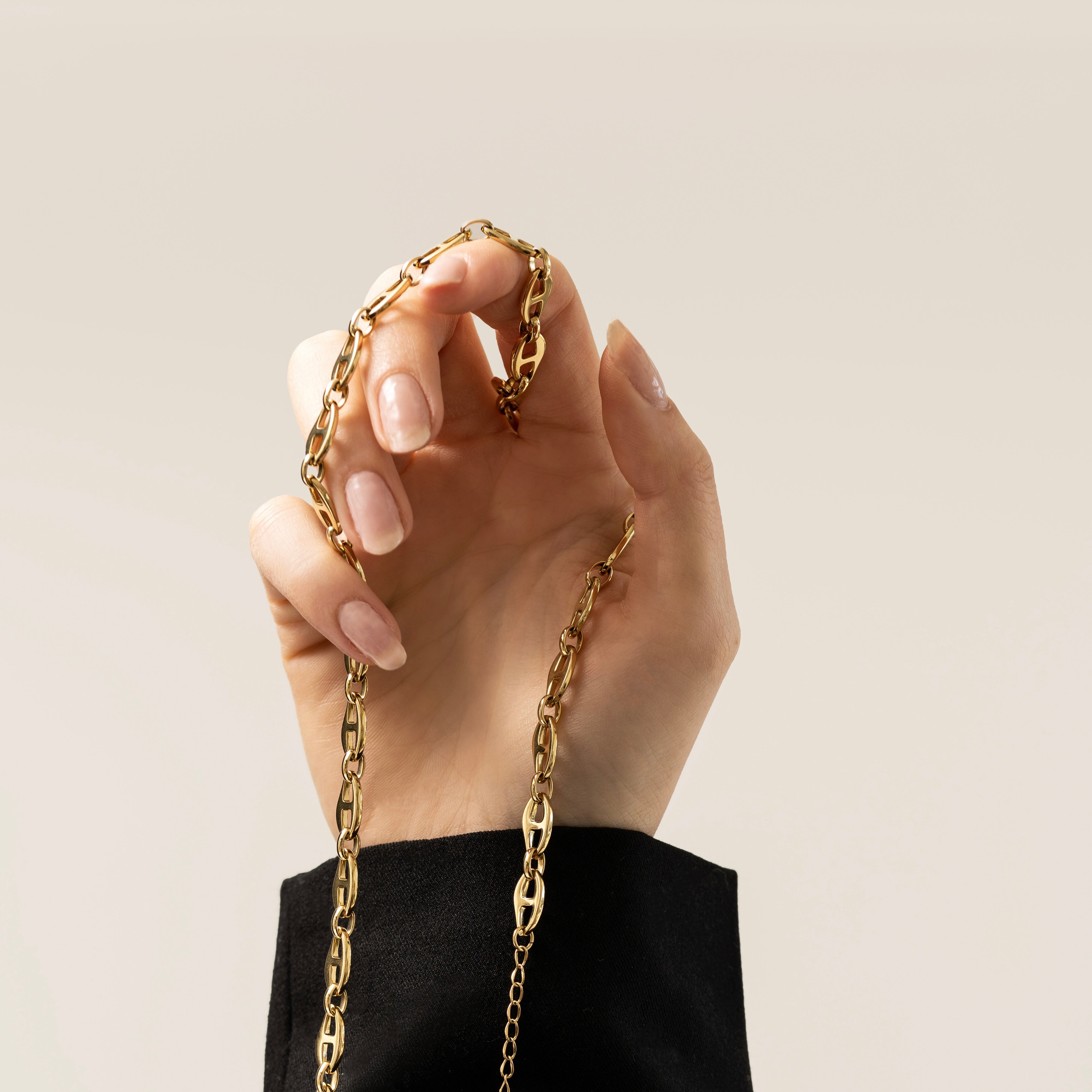 14 Karat Gold Mini Dangling Zipper Necklace - Jewels By Elle