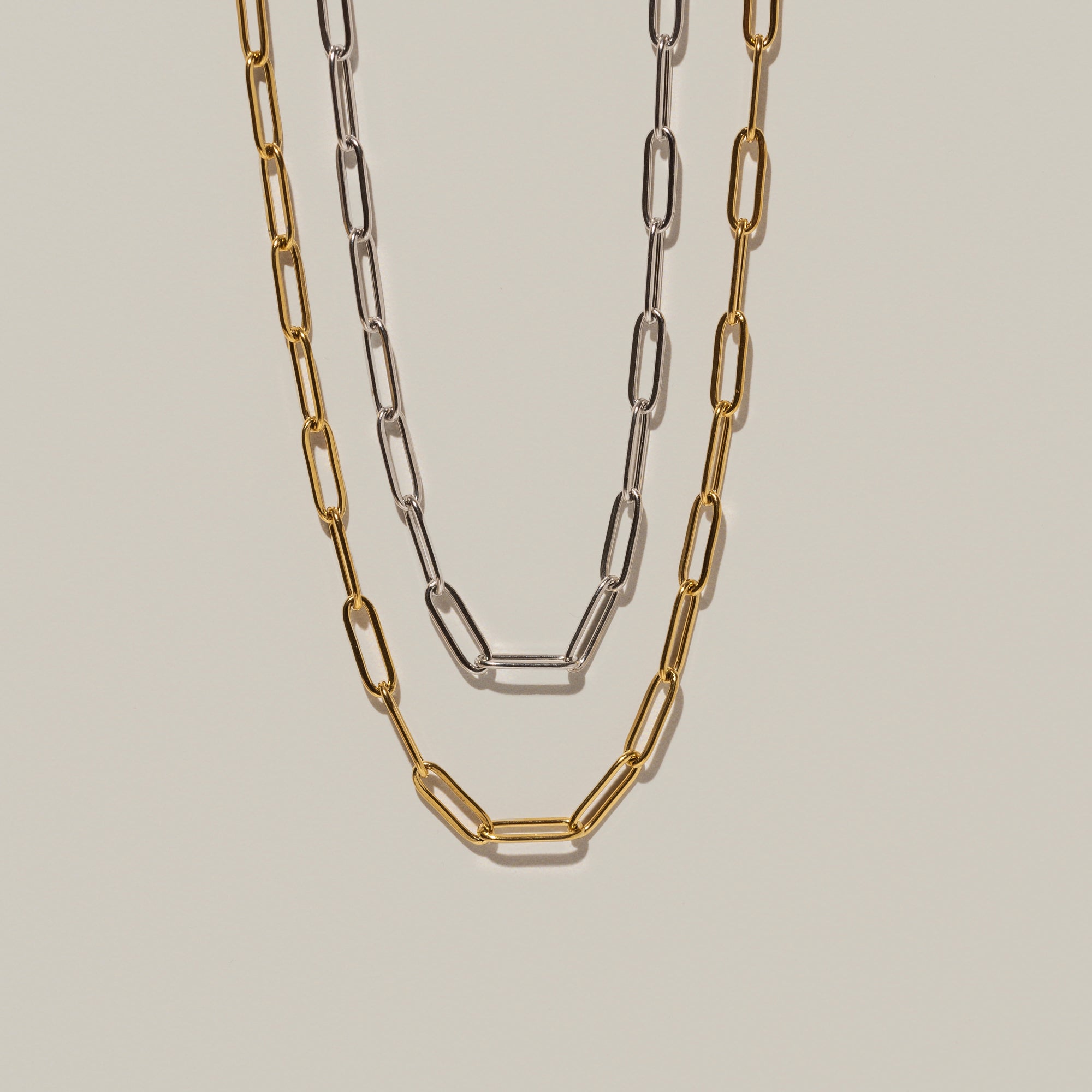 Paper clip necklace