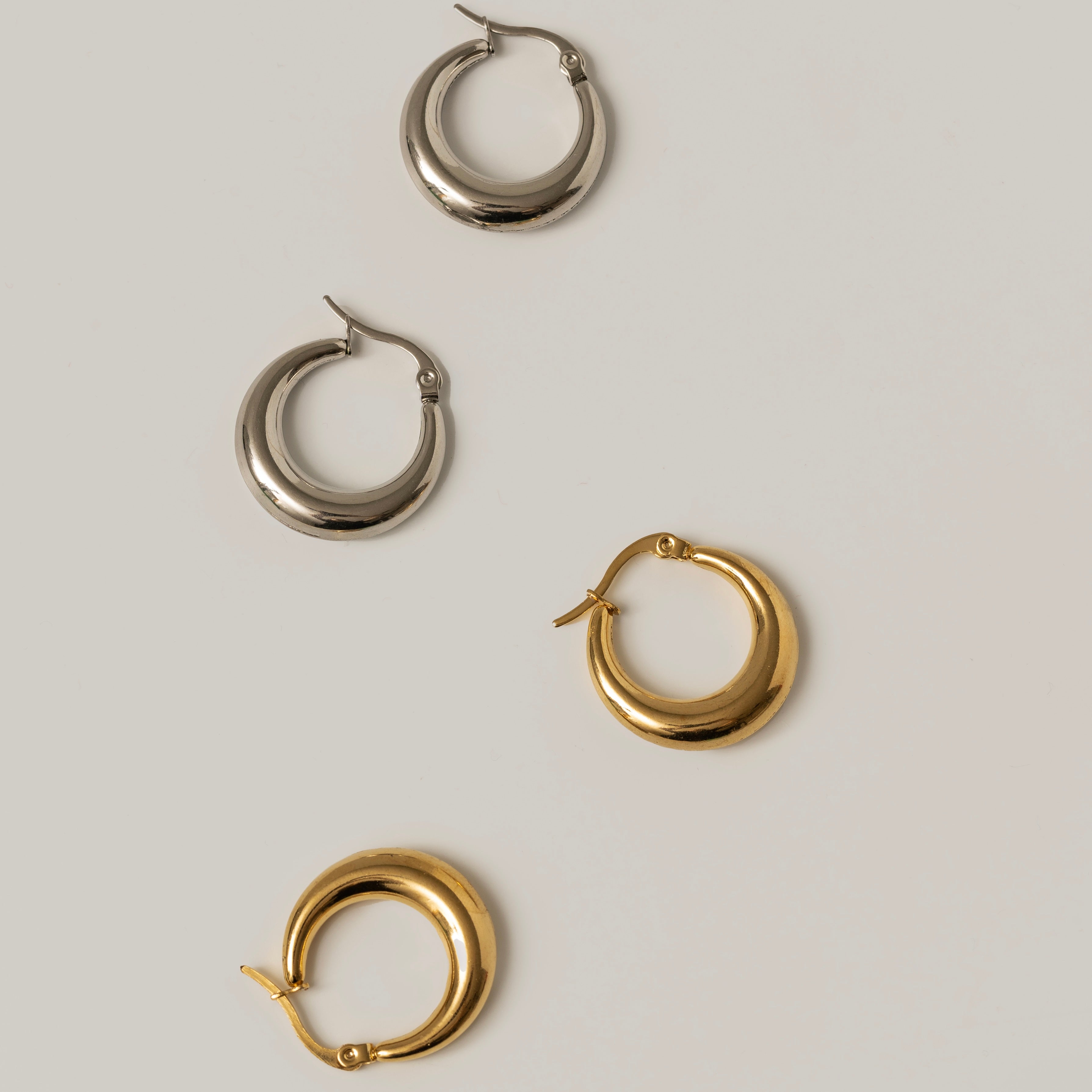 Perfect deals gold hoops